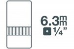 Steckschlüssel- Einsätze 6.3 mm (1/4")