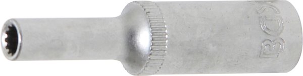 Steckschlüssel-Einsatz Gear Lock, tief | Antrieb Innenvierkant 6,3 mm (1/4") | SW 4 mm