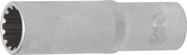 Steckschlüssel-Einsatz Gear Lock, tief | Antrieb Innenvierkant 12,5 mm (1/2") | SW 15 mm