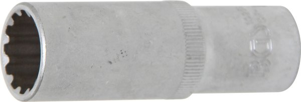 Steckschlüssel-Einsatz Gear Lock, tief | Antrieb Innenvierkant 12,5 mm (1/2") | SW 18 mm