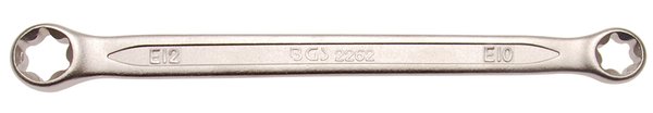 Doppel-Ringschlüssel mit E-Profil-Ringköpfen | SW E10 x E12
