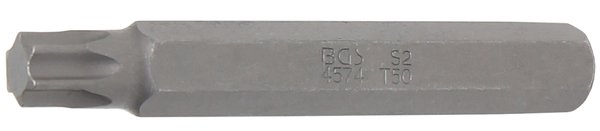 Bit | Länge 75 mm | Antrieb Außensechskant 10 mm (3/8") | T-Profil (für Torx) T50
