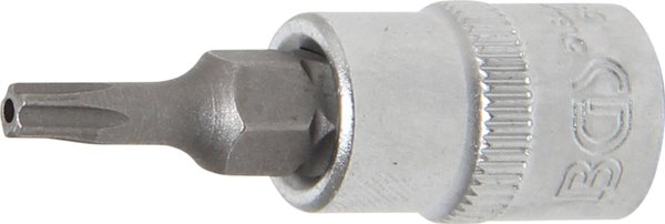 Bit-Einsatz | Antrieb Innenvierkant 6,3 mm (1/4") | TS-Profil (für Torx Plus) mit Bohrung TS15