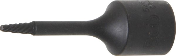 Spiral-Steckschlüssel-Einsatz / Schraubenausdreher | Antrieb Innenvierkant 10 mm (3/8") | 2 mm