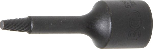 Spiral-Steckschlüssel-Einsatz / Schraubenausdreher | Antrieb Innenvierkant 10 mm (3/8") | 4 mm