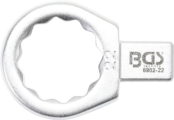Einsteck-Ringschlüssel | 22 mm | Aufnahme 9 x 12 mm