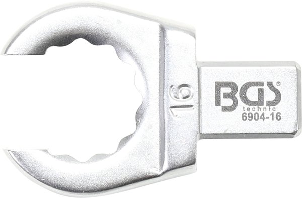Einsteck-Ringschlüssel | offen | 16 mm | Aufnahme 9 x 12 mm