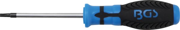 Schraubendreher | T-Profil (für Torx) mit Bohrung T20 | Klingenlänge 80 mm